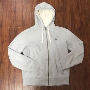Ralph Lauren Polo Zip Up Hoodie. Size Medium.